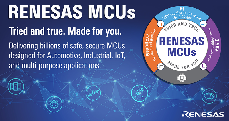 Renesas Electronics Microcontrollers (MCUs)